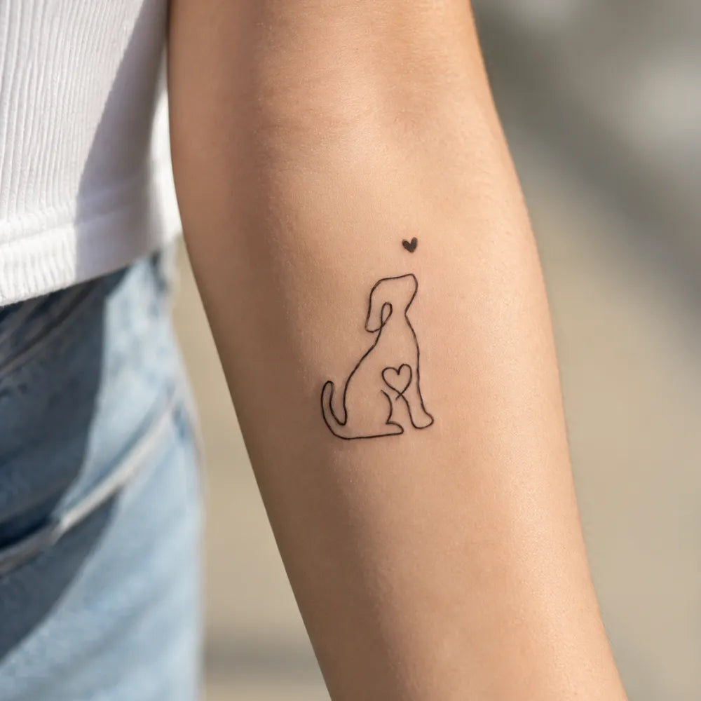 SafeTatt — Puppy Love · fotografie tetování na kůži